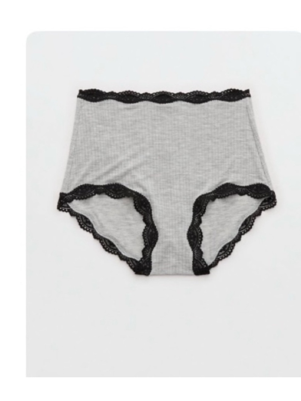 NWT Aerie Superchill Modal Lace High Waist Boybrief Panty